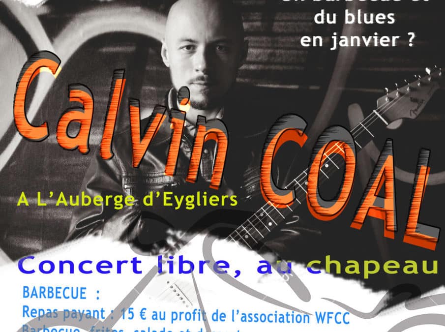 Calvin Coal en concert à l'Auberge d'Eygliers